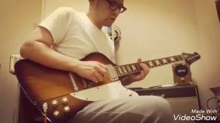 Video thumbnail for Orville by Gibson Firebird made in japan , Analog.man King of tone , maxon AD900 by WESTBALL FAMILY