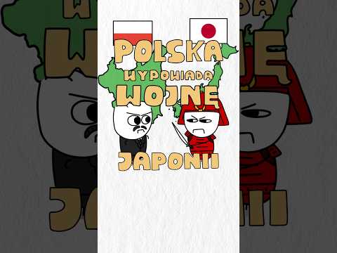 Wojna Japońsko-Polska  #śmieszne #historia#history  #animation#animacja  #humor #ciekawostki#shorts