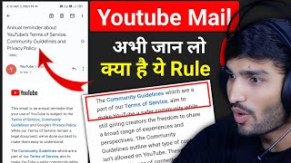 Annual reminder about YouTube’s Terms of Service, Community Guidelines