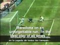 Maradona's goal against England '86. Crazy narrator's Translation to English