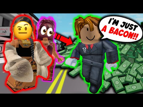 🥓 I PRETENDED TO BE A BACON TO HIDE THAT I'M THE CEO ✨ #roblox #robloxstory