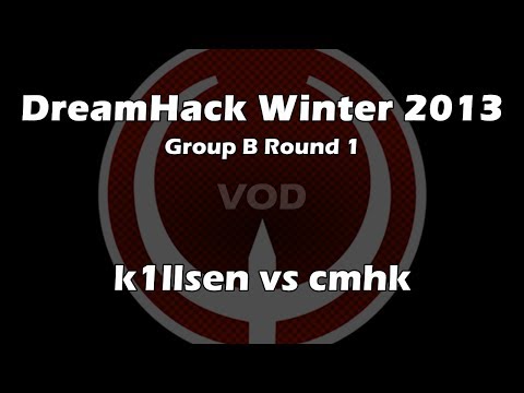 k1llsen vs cmhk (camma) - DreamHack Winter 2013 Group B Round 1 (Quake Live VOD)