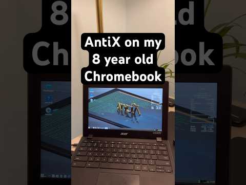 A new lightweight Linux on my Chromebook #tech #pc #techtok #linux #upgrade #yaptech