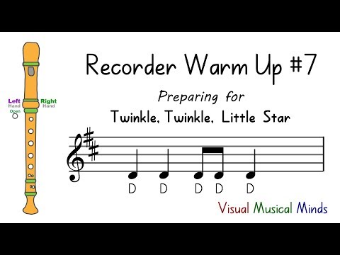 Recorder Warm-up #7: Preparing for "Twinkle, Twinkle Little Star"