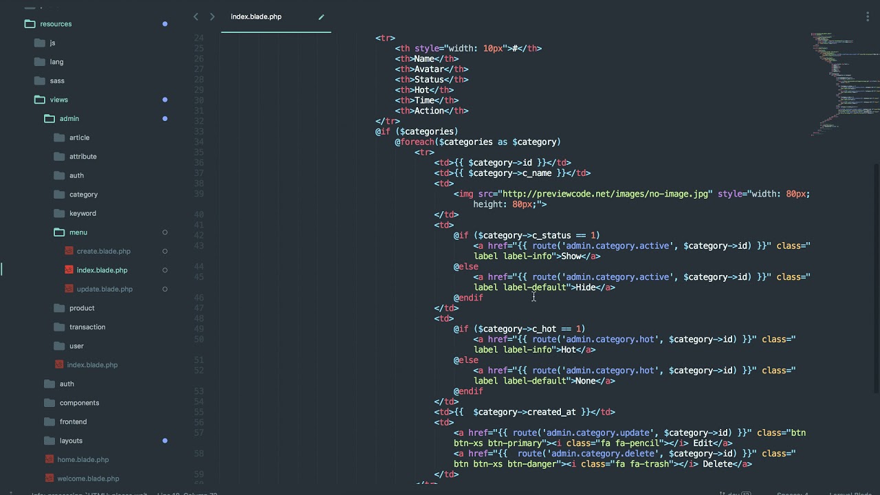 [Seri] - Website đồng hồ - Tạo thư mục và form thêm mới menu