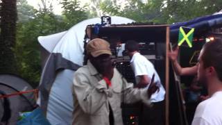 Chalwa Meditation Sound System feat Edgar Rebel @ the mic - Garance OFF Festival 2013 - 7 am