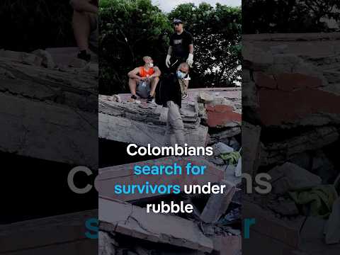 Colombians search for earthquake survivors under the rubble | DW News