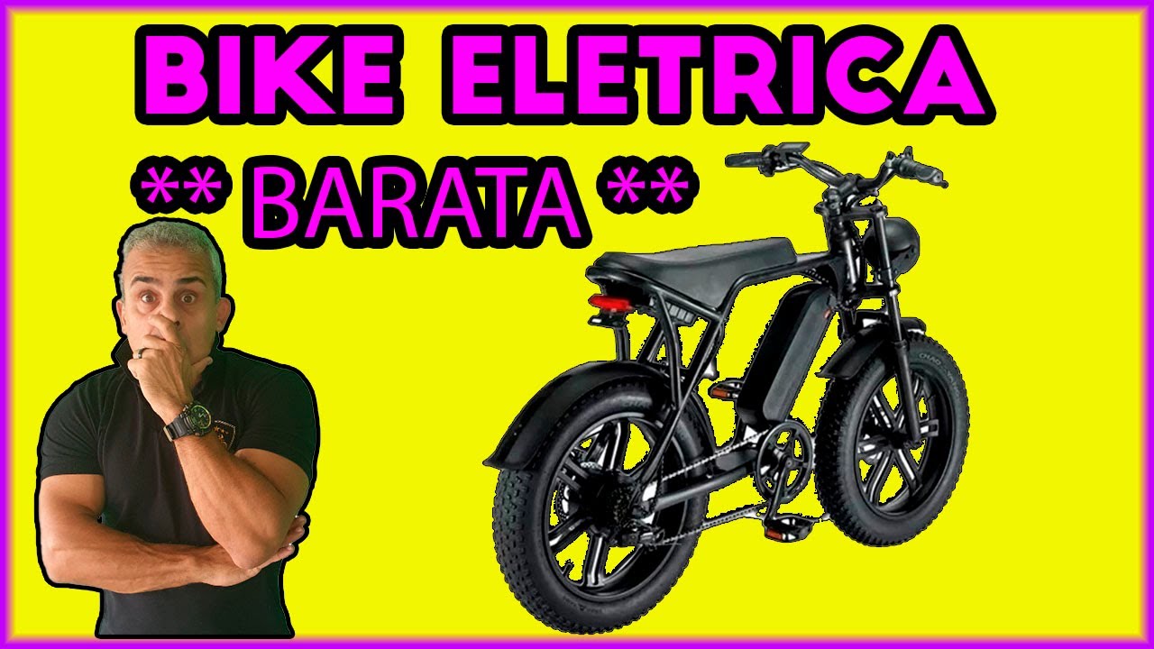 CONSEGUI !!! A BIKE ELETRICA BARATA QUE VCS PEDIRAM !! 1.000 WTS E BATERIA DE LITIO