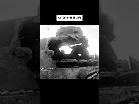 KV-2 in War Thunder and Real life
