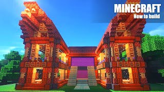 MINECRAFT:NETHER PORTAL HOUSE｜ How to build Minecraft