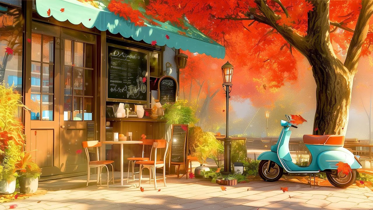 Autumn Coffee Shop 🍁The Perfect Café Vibes for Thanksgiving 🍁 Lofi Morning Vibes 🍁 Autumn Lofi Songs