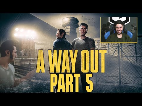 A WAY OUT Walkthrough Gameplay Part 5 - THE BOAT 😱