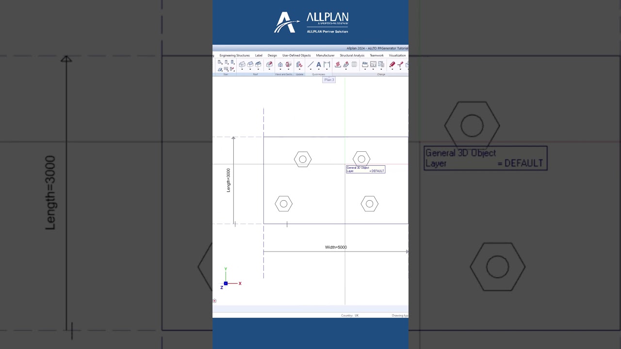 Modify 3D parametric object (move, copy, reset, array)