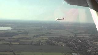 preview picture of video 'Ultralight Aircrafts over Lake Balaton - Remos Gemini, Royal 912'