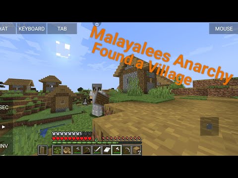 Swallox Gaming -  Malayalees anarchy  Found a village  Raiding village |  Minecraft malayalees anarchy episode 1