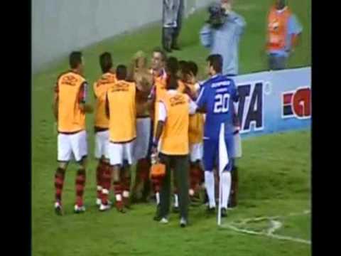 FLAMENGO 3 X 0 CORITIBA, GOLAÇO DE ADRIANO DE COBERTURA,NARRAÇAO GAROTINHO