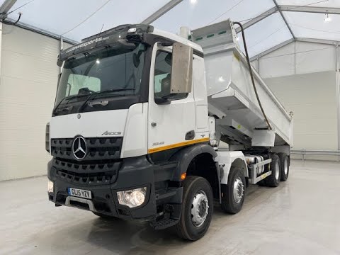 GL15 YZV - Mercedes Arocs 3240 8x4 Day Cab Steel Tipper | Law Truck Centre UK