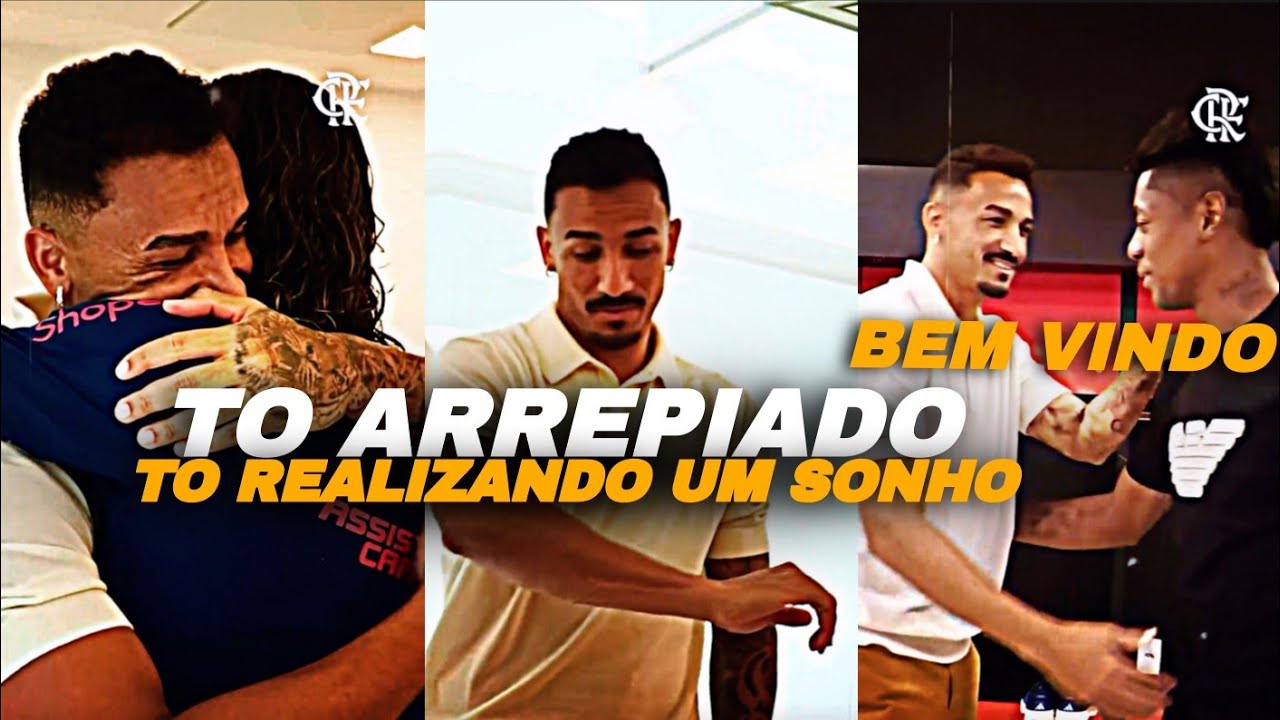 DANILO CHEGA PRA CONHECER O CT DO FLAMENGO