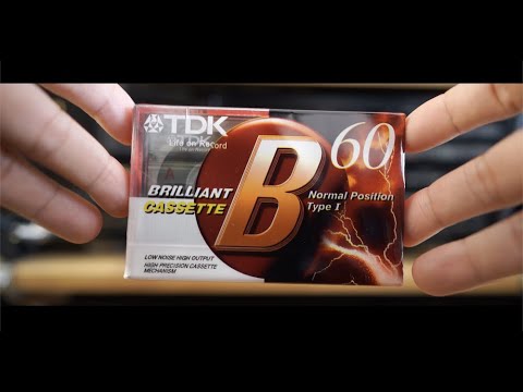 現行品？ TDK B 60 BRILLIANT CASSETTE を開封して使ってみました【購入非推奨】
