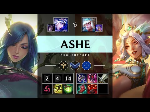 Ashe Support vs Janna - EUW Diamond Patch 25.17