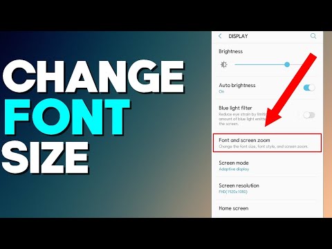 how to Change Font Size in Text Messages on Android Phone 2022