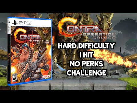 Contra Operation Galuga HARD, 1 hit, NO Perks - Mike Matei Live