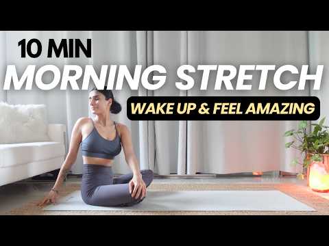 10 MIN MORNING STRETCH || Wake Up Full Body Stretch To Feel Amazing (Yoga With Nancy)