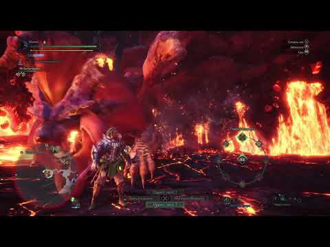 Defeating tempered Teostra with weak armor - skills solo
