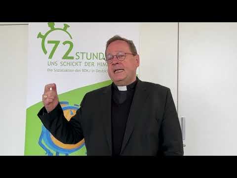 Bischof Georg Bätzing sagt Danke an die Aktionsgruppen der 72-Stunden-Aktion 2024