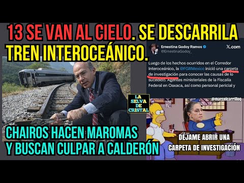 Interoceanic train derails in Oaxaca. Thirteen die for believing in the great work of the Fourth ...
