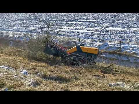 Herder CR10 Tool carrier with Forestry rotor with 360° swivel flails