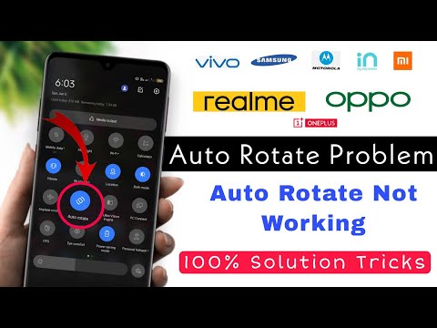 How to fix Auto Rotate Problem | Auto Rotate Not Working | Auto Rotate Problem Solution Tricks