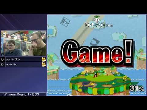 GSS 113 SSBM - pushin (Red Fox) vs. elicik (Green Fox) - Melee WR1
