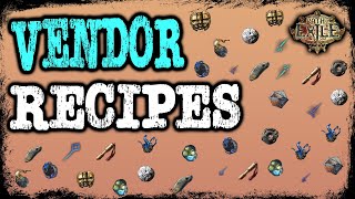 How to use Vendor Recipes to your advantage - Path of Exile (MitM #5)