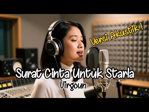 SURAT CINTA UNTUK STARLA - VIRGOUN | COVER AI VERSI CEWEK | AKUSTIK