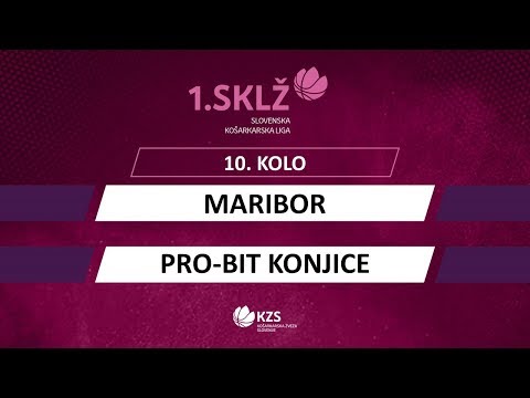 Maribor : Pro-Bit Konjice - 10. kolo - 1. Ž SKL - Sezona 2019/20 - 4/4