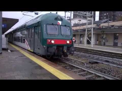 E464 258+6 2 piani Trenord - Monza 14/10/2016