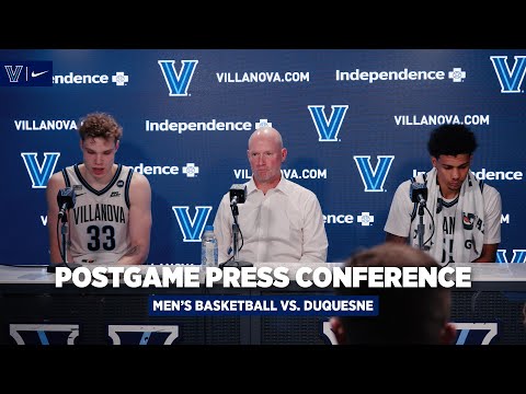 Men's Basketball - Postgame Press Conference vs. Duquesne
