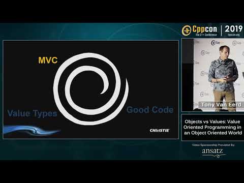 CppCon 2019: Tony Van Eerd Objects vs Values: Value Oriented Programming in an Object Oriented World