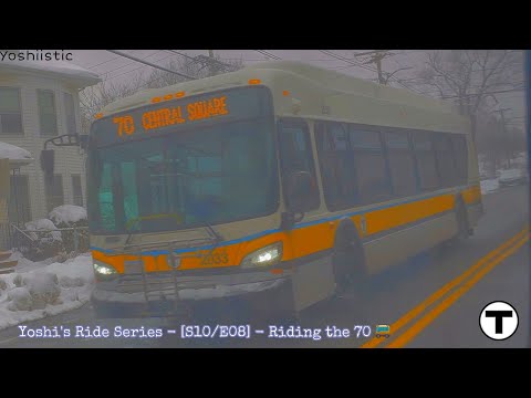 The Snowball Show in North Waltham | Yoshi's Ride Series {S10-E08} - Riding the 70 🚌 - {MBTA}
