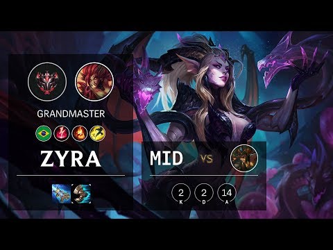 Zyra Mid vs Cassiopeia - BR Grandmaster Patch 10.4