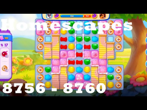 Homescapes Level 8756 - 8760 HD Walkthrough | 3 - match game | gameplay | android | ios | pc | app