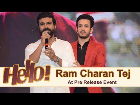 Ram Charan At Hello Pre Release Event