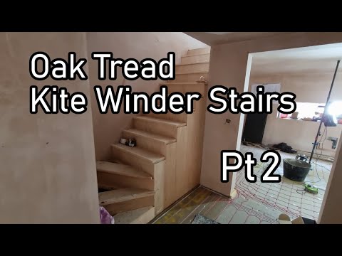Kite winder stair build Pt2 -  boxing in & risers