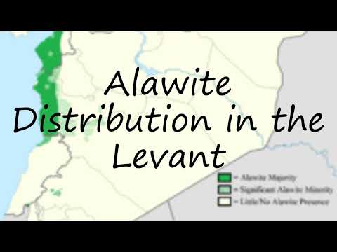 How to pronounce Alawite Distribution in the Levant in English?