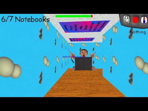 THIS GAME IS WEIRD!! baldi's basics MOD: arts and crafters swapped basics