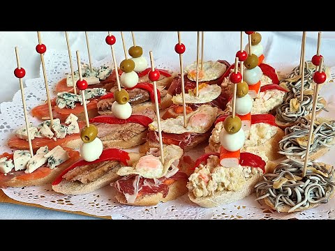 🍺🍹LOS MEJORES PINCHOS PARA APERITIVO DE FIESTAS🎅🏻🎄 | PINTXOS VASCOS | El Dulce Paladar