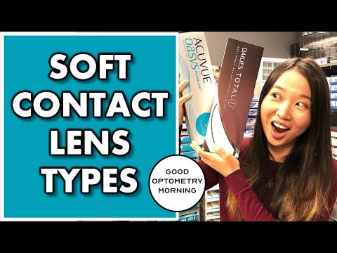 TIPOS DE LENTES DE CONTATO gelatinosas: modalidades e materiais de lentes de contato gelatinosas
