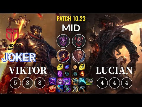 SB joker Viktor vs Lucian Mid - KR Patch 10.23
