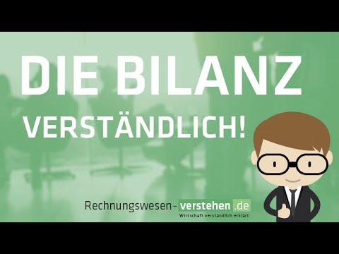 Bilanz einfach erklärt - Bilanzaufbau, Aktiva, Passiva (full)